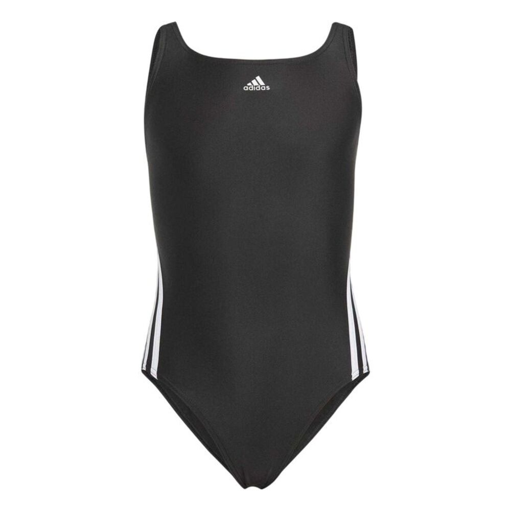 Adidas Girls 3S One Piece Bathing Suit / Black